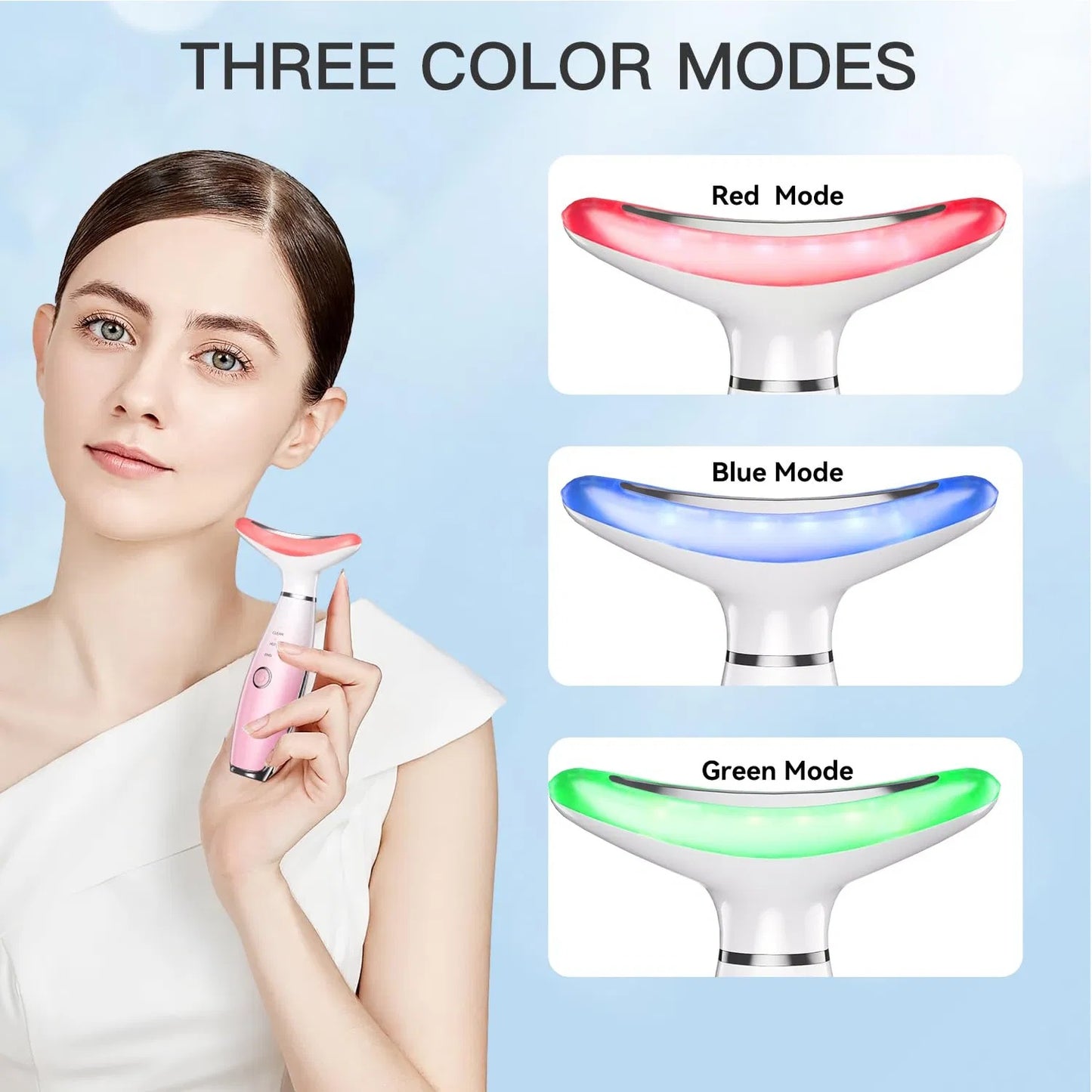 3-in-1 Neck and Face Massager
